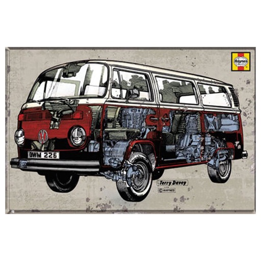 [IM1HXRP01] VW Camper Haynes Campervan Poster