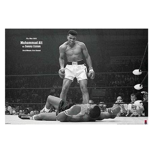 [IM1XDCP01] Muhammad Ali Vs Liston Horizontal Poster