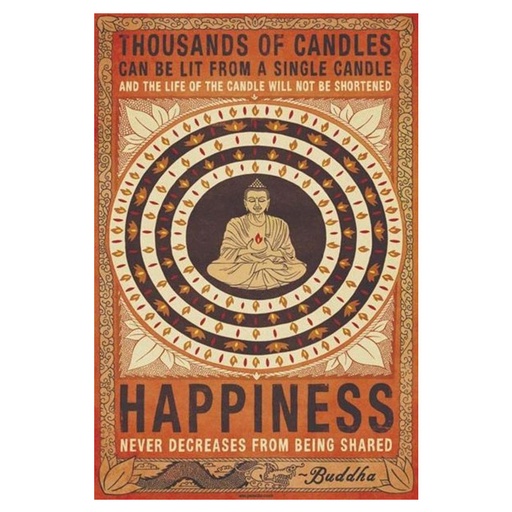 [IM1NGOQ01] Happiness Buddha Poster