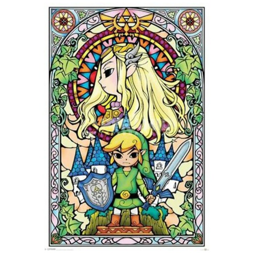 [IM1RUCO01] The Legend of Zelda Stained Glass Poster