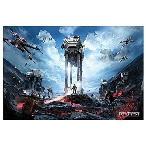 [IM1NDXY01] Star Wars Hoth Battle War Zone Poster