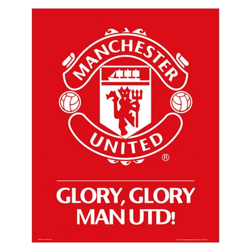 [IM1QODH01] Manchester United FC Club Crest Poster