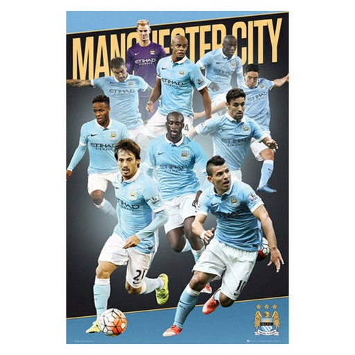 [IM1LXPW01] Manchester City FC Players 15/16 Poster