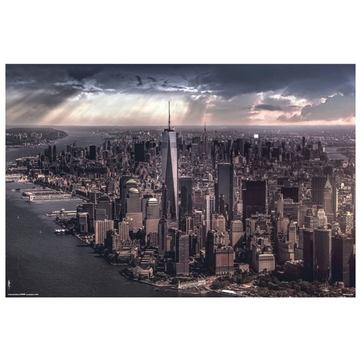 [IM1WUGE01] New York City Under Storm Poster