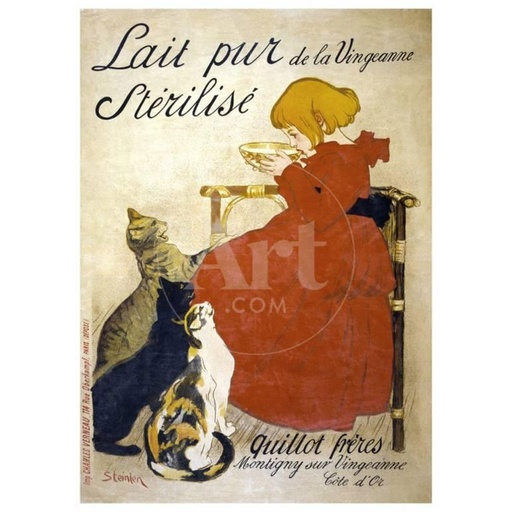 [IM1VSQA01] Lait Pur Art Print Poster