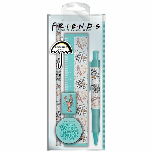 [IM1OSKU01] Friends Marl 5pc Stationery Set