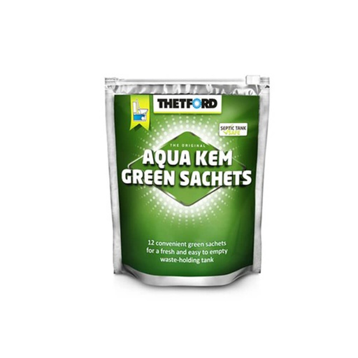 [TB3ZSM01] Aqua Kem Green Sachets (12 sachets x 30g per bag)