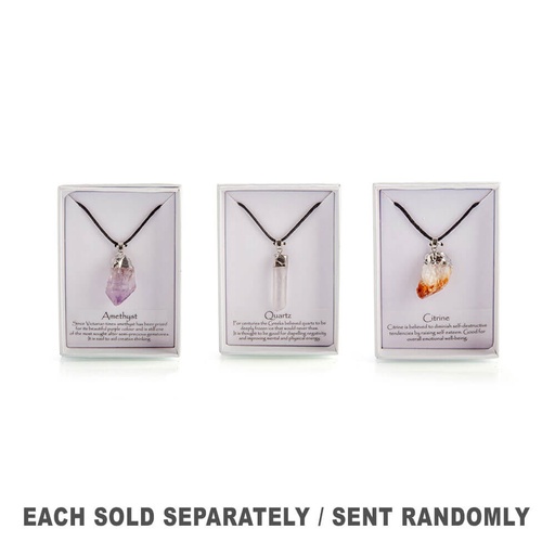 [MI20SJH01] Gemstone Crystal Pendant