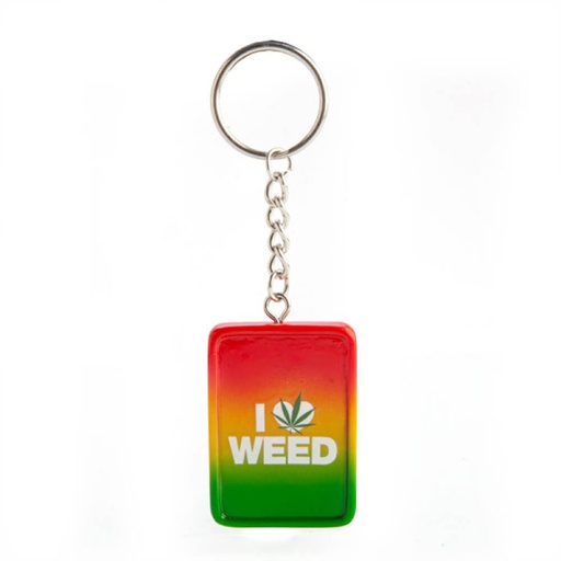 [MI20WPU01] I Love Weed Keychain