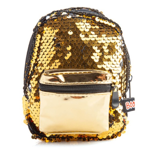[MI20KTT01] BooBoo Gold Sequins Mini Backpack