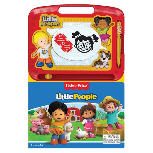 [BS1QGNF01] Little People Magnetic Learning Board Book