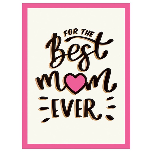 [BS1HCGG01] For the Best Mum Ever Self Help Book