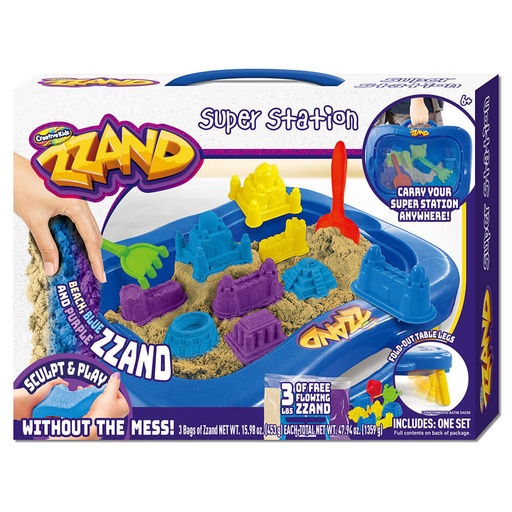 [BS1BNGA01] Zzand Super Station Sculpt & Play Set