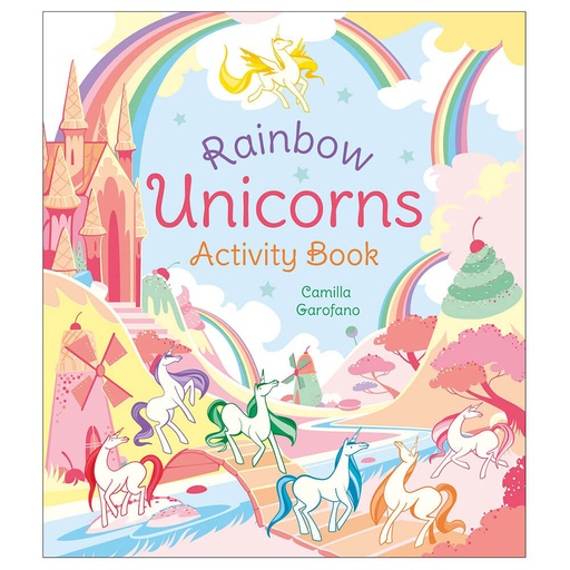 [BS1GHEN01] Rainbow Unicorns Activity Book