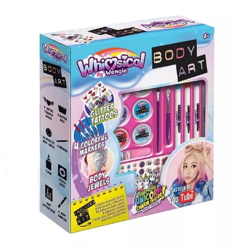 [BS1JHRF01] Whimsical Body Art Glitter Tattoos
