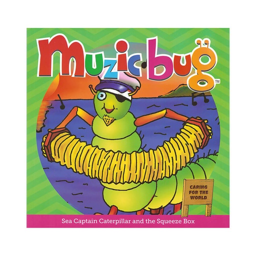 [BS1APZX01] Muzicbug Sea Captain Caterpill Picture Book