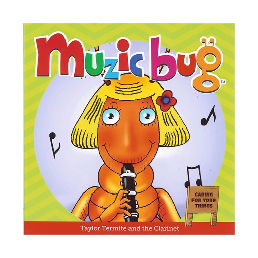 [BS1HZQB01] Muzicbug Taylor Termite & Clarinet Picture Book