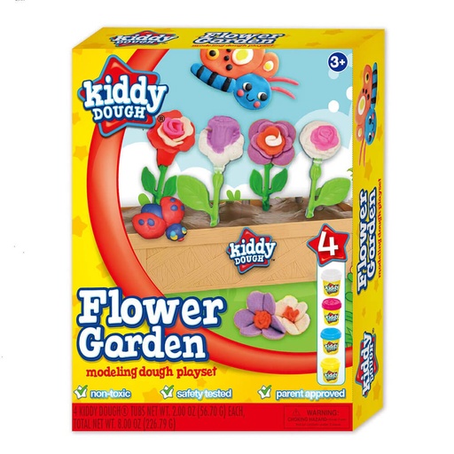 [BS1DOJG01] Kiddy Dough Flower Garden Modeling Dough Play Set
