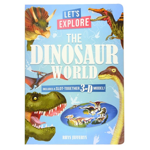[BS1ARHI01] Lets Explore The Dinosaur World Book by Lisa Regan