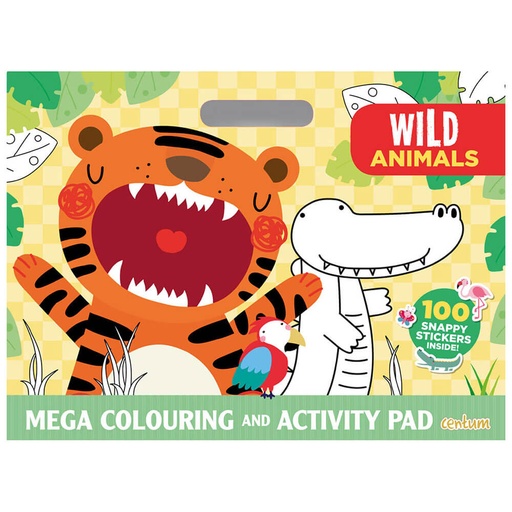 [BS1OHHG01] Wild Animals Mega Colouring Book