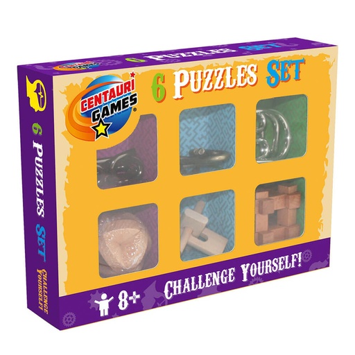 [BS1FTSM01] 6 Puzzle Set (3 Wood 3 Metal)