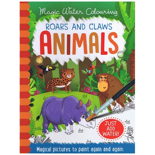 [BS1IHAJ01] Magic Water Colouring Roars & Claws Animals