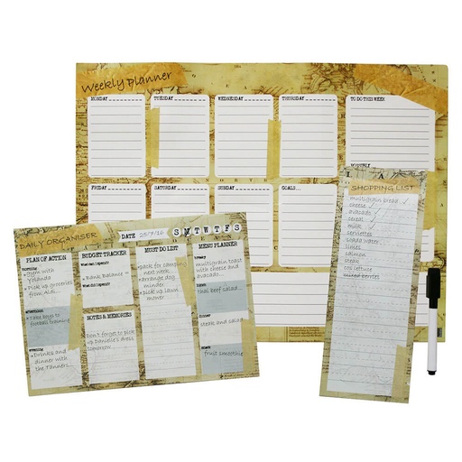 [BS1KSIA01] Weekly Planner Daily Planner Set