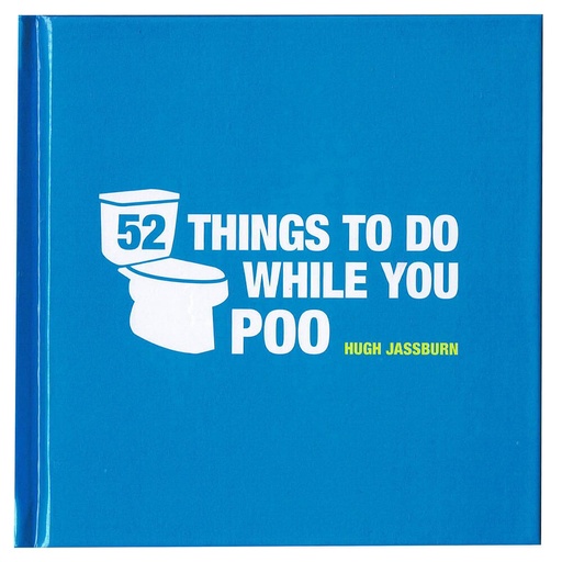 [BS1UBZE01] 52 Things To Do While You Poo Book by Hugh Jassburn