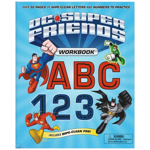 [BS1RQEL01] DC Super Friends Workbook ABC 123