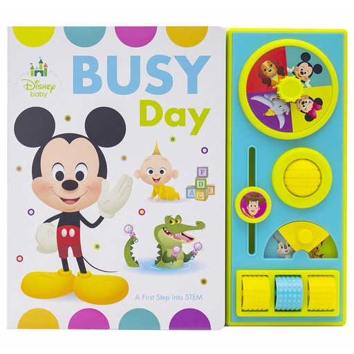 [BS1PQFN01] Disney Baby Busy Day Book by Kathy Broderick