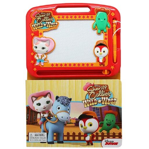 [BS1JLDV01] Sheriff Callie's Wild West Learning Book with Drawing Pad