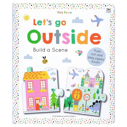 [BS1RCGI01] Tiny Town Let's Go Outside Build a Scene Book