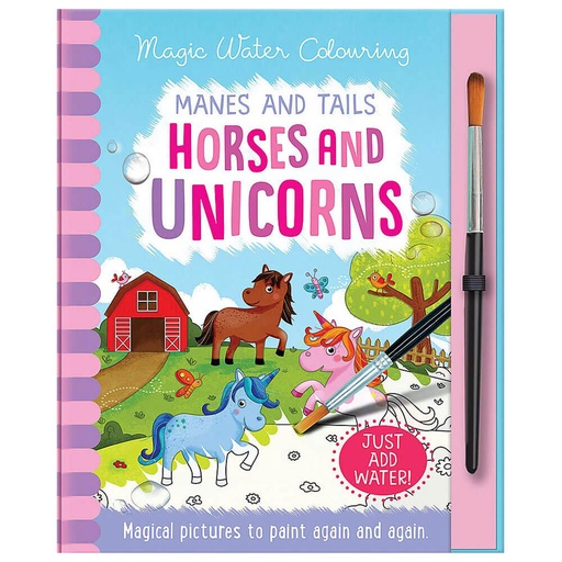 [BS1KRBF01] Magic Water Colouring Manes and Tails Horses and Unicorns