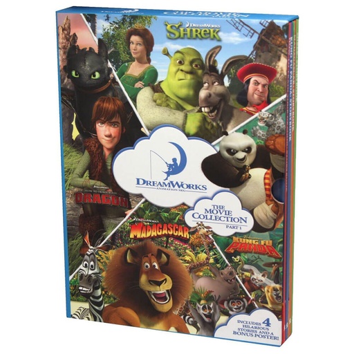 [BS1UORQ01] Dreamworks 4 Book Slipcase and Poster