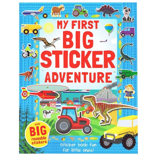 [BS1MYYC01] My First Big Sticker Adventure Book with Reusable Stickers