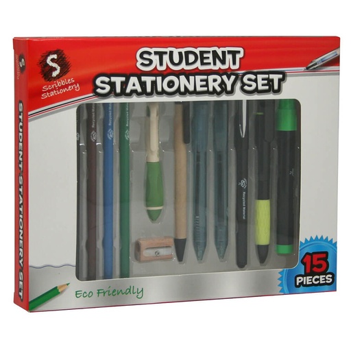 [BS1FQHB01] Student Stationery Set 15pcs