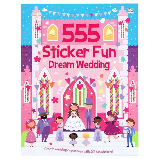 [BS1FJKS01] 555 Sticker Fun Dream Wedding