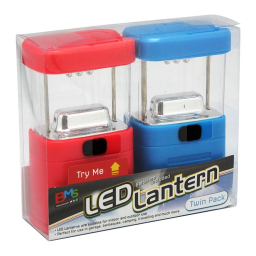 [BS1FVQX01] LED Lantern Twin Pack