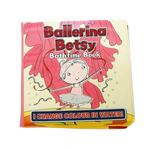 [BS1FYFE01] Betsy Ballerina Bathtime Bath Book Colour Change Book