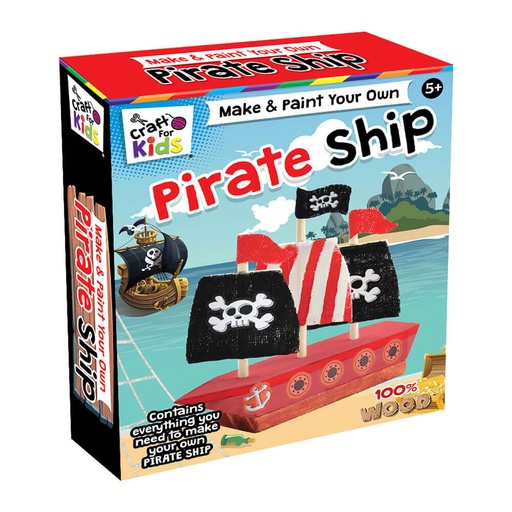 [BS1CRGC01] Make & Paint Your Own Pirate Ship