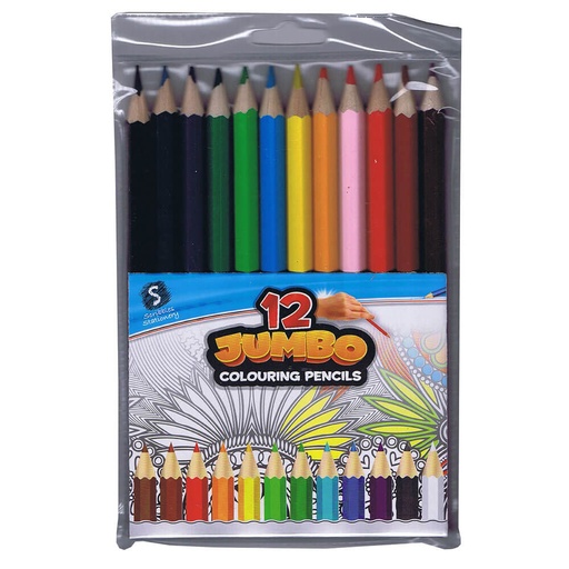 [BS1CPHK01] Jumbo Pencils 12pk