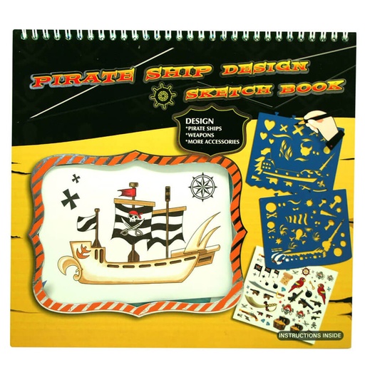 [BS1SHTW01] Pirate Ship Sketch Portfolio