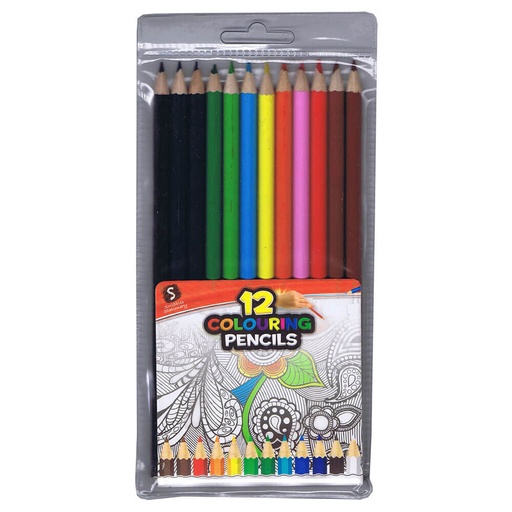 [BS1SMIJ01] Scribbles 12 Colour Pencils Pack