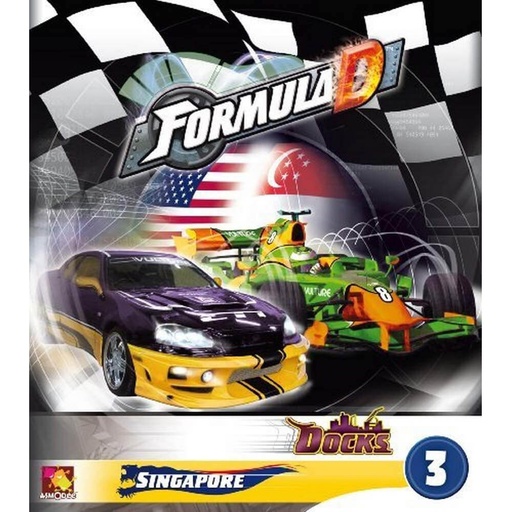 [LP1NCHG01] Formula D Track 3 Singapore Board Game