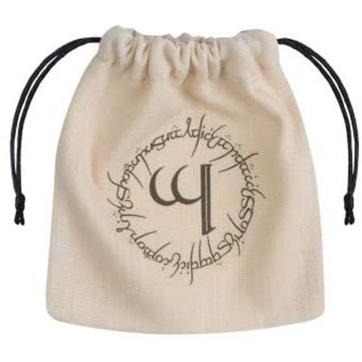 [LP1GVXL01] Q Workshop Elvish Dice Bag Beige and Black