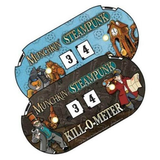 [LP1WFLU01] Munchkin Steampunk Kill O Meter Card Game