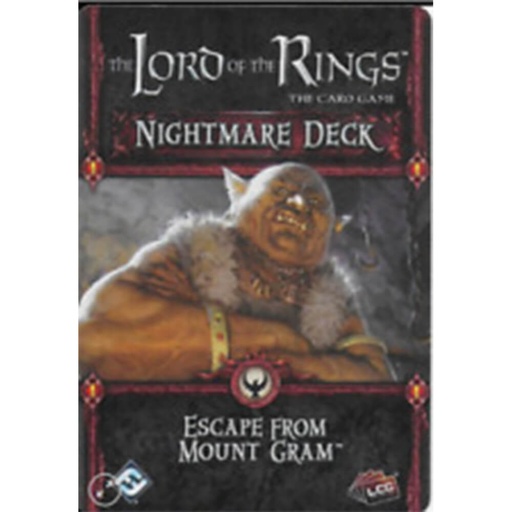[LP1RCHK01] Lord of the Rings LCG Escape from Mount Gram Nightmare Deck