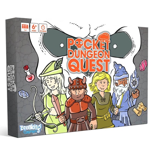 [LP1PCUI01] Pocket Dungeon Quest Board Game