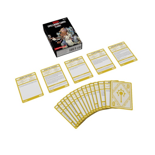 [LP1BKZH01] D&D Spellbook Cards Cleric Deck Revised 2017 Ed. (149 Cards)