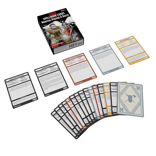 [LP1IRLL01] D&D Spellbook Cards Martial Powers & Races Deck (61 Cards)